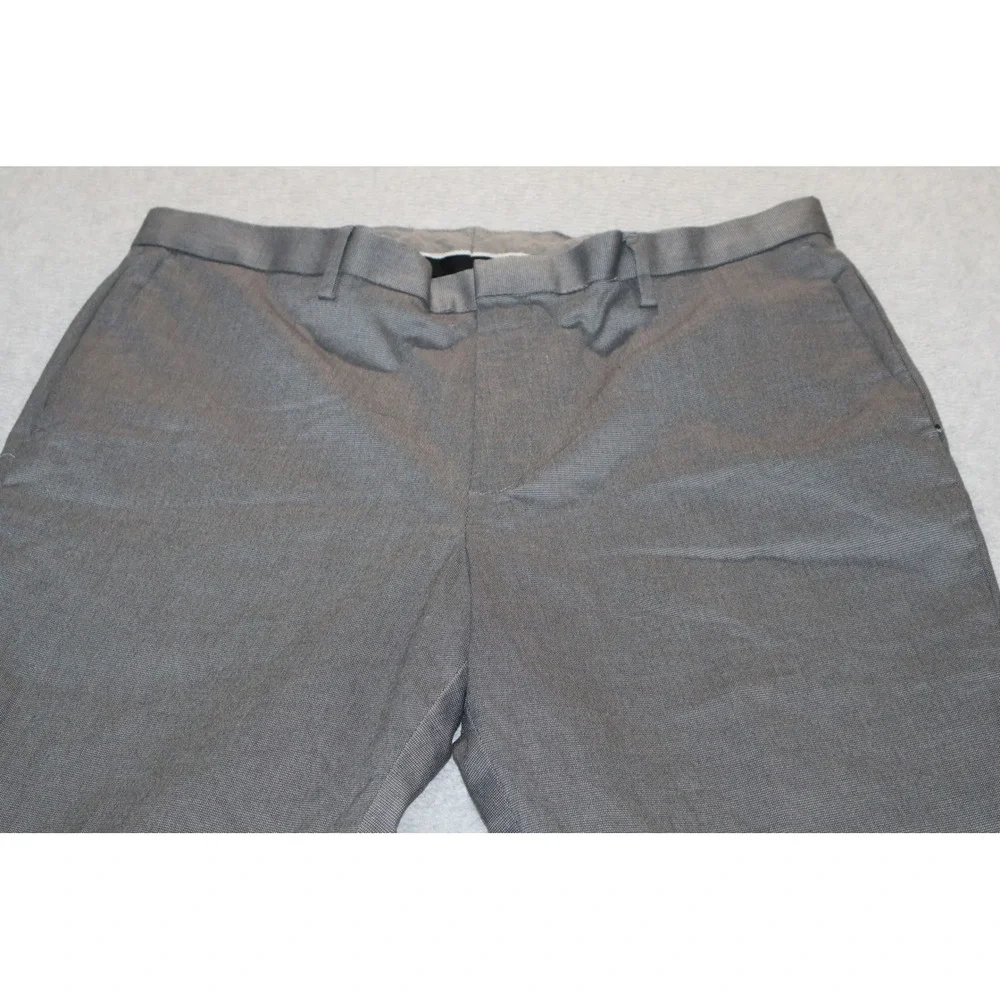 Banana Republic Slim Fit Men 36x30 Gray Cotton Blend Stretch Chino Pants